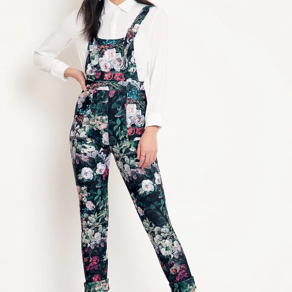 BlackMilk Take My Monet Overalls, Size S
